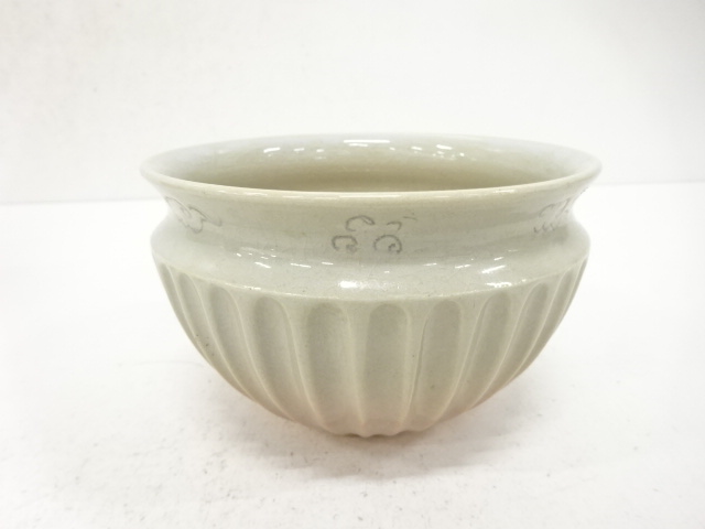  萩焼　大野誠二造　菊　建水